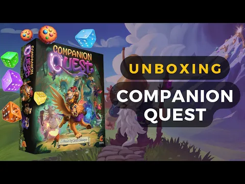 [Kickstarter Preview] Companion Quest Board Game Unboxing | DaniCha