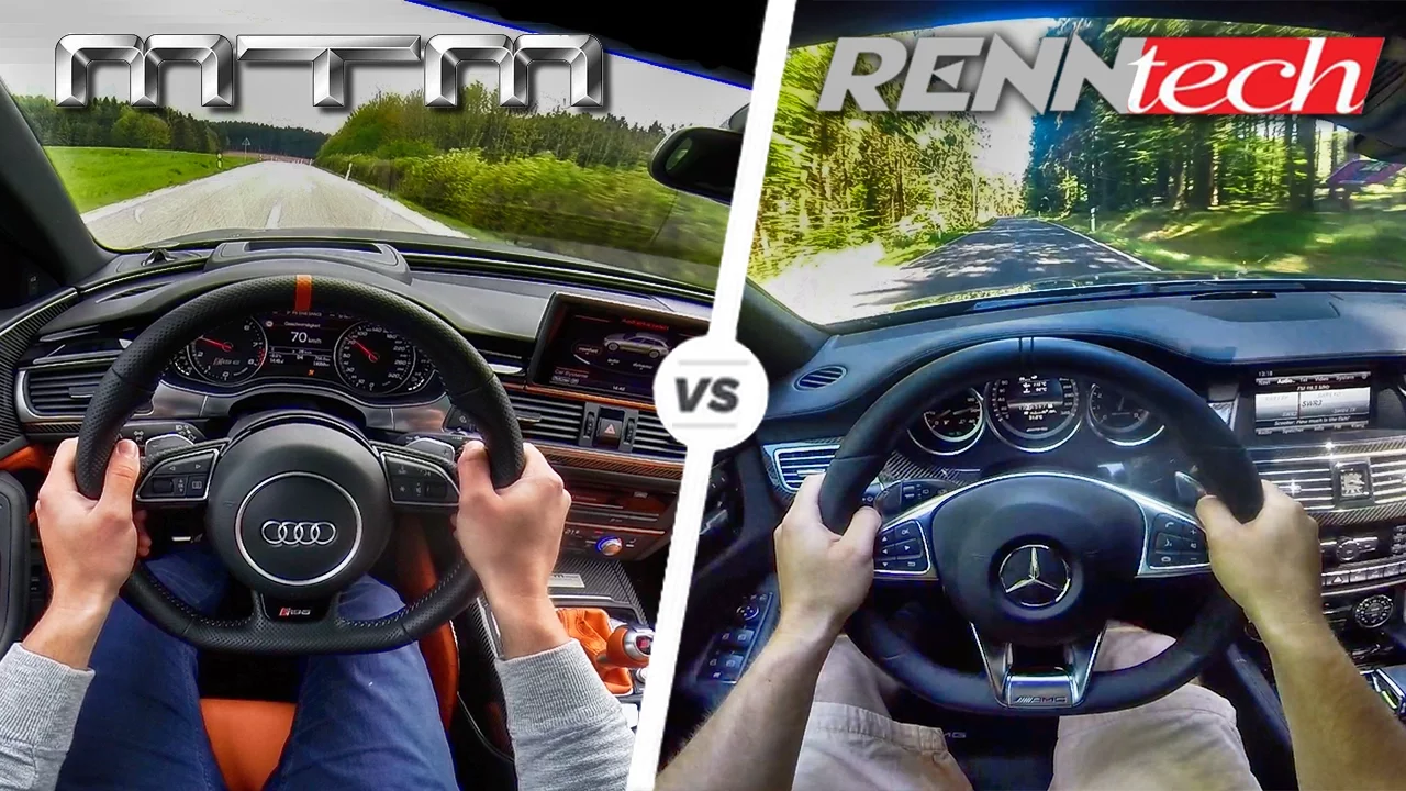 Audi RS6 MTM 760HP vs Mercedes CLS 63 AMG Renntech 740HP ACCELERATION & POV by AutoTopNL