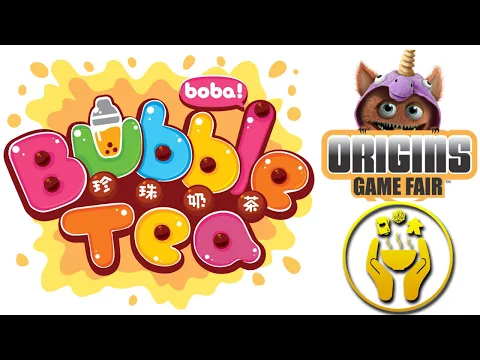 Bubble Tea at Origins Game Fair 2019 (Renegade Games)