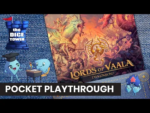 Dragonbond: Lords of Vaala Board Game - Pocket Playthrough with Stella & Tarrant