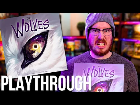 Quick, Fast, Area Control! The Wolves Board Game Playthrough!