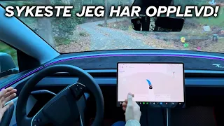 Jeg tester Tesla FSD (selvkjøring) i USA - dette er helt VILT!