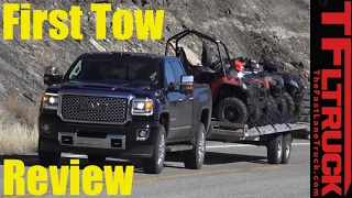 2017 GMC Sierra HD Denali First Tow Review: How Does the New Duramax Tow?