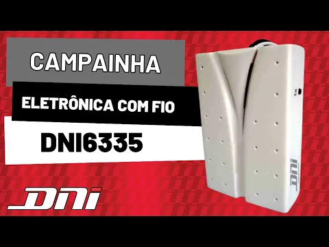 Campainha Eletrônica com Músicas Programáveis 6335 DNI