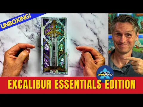 Excalibur Essentials (Retail Edition) Board Game UNBOXING in 4k UltraHD