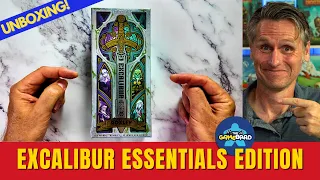 Excalibur Essentials (Retail Edition) Board Game UNBOXING in 4k UltraHD
