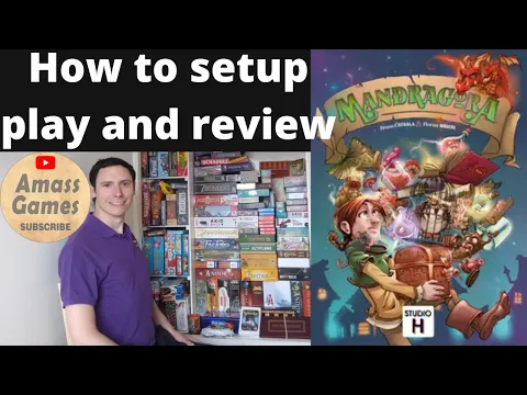 Mandragora black Magic Friday how to setup play and review #amassgames #blackfriday #boardgame #bgg