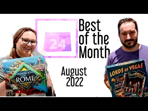 Best Board Game of the Month - August 2022 - Foundations of Rome and Lords of Vegas Reviewed
