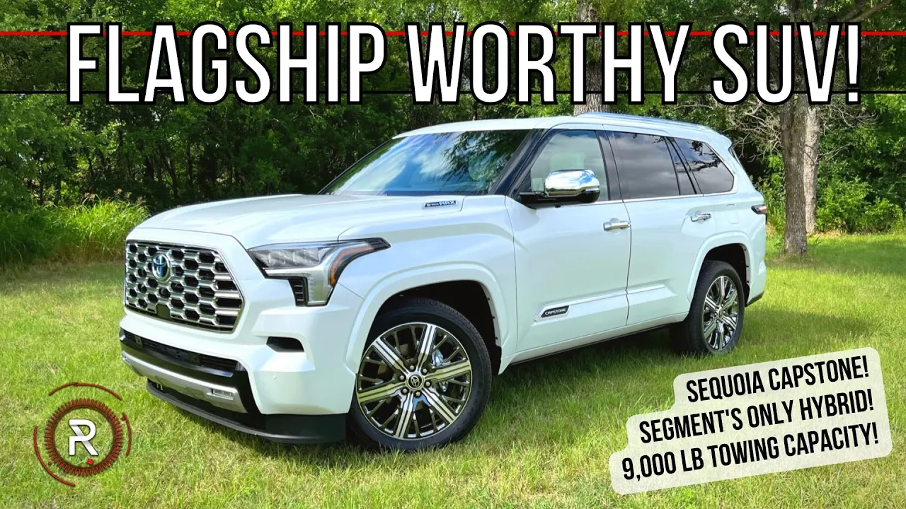 The 2023 Toyota Sequoia Capstone Is An Electrified Lexus-Like Flagship SUV