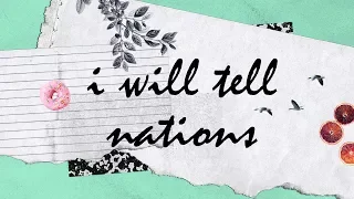 I Will Tell Nations (Official Lyric Video) - Bright Ones | BRIGHT ONES