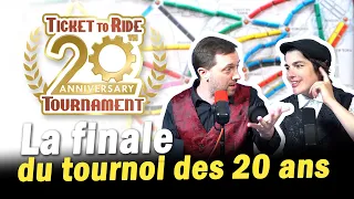 Finale des Championnats du monde des Aventuriers du rail 20e anniversaire à Paris 17 mai 2025