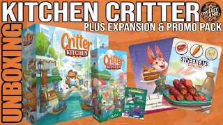 FIRST LOOK! Critter Kitchen + À La Carte Expansion UNBOXED! Components & Art Reveal!