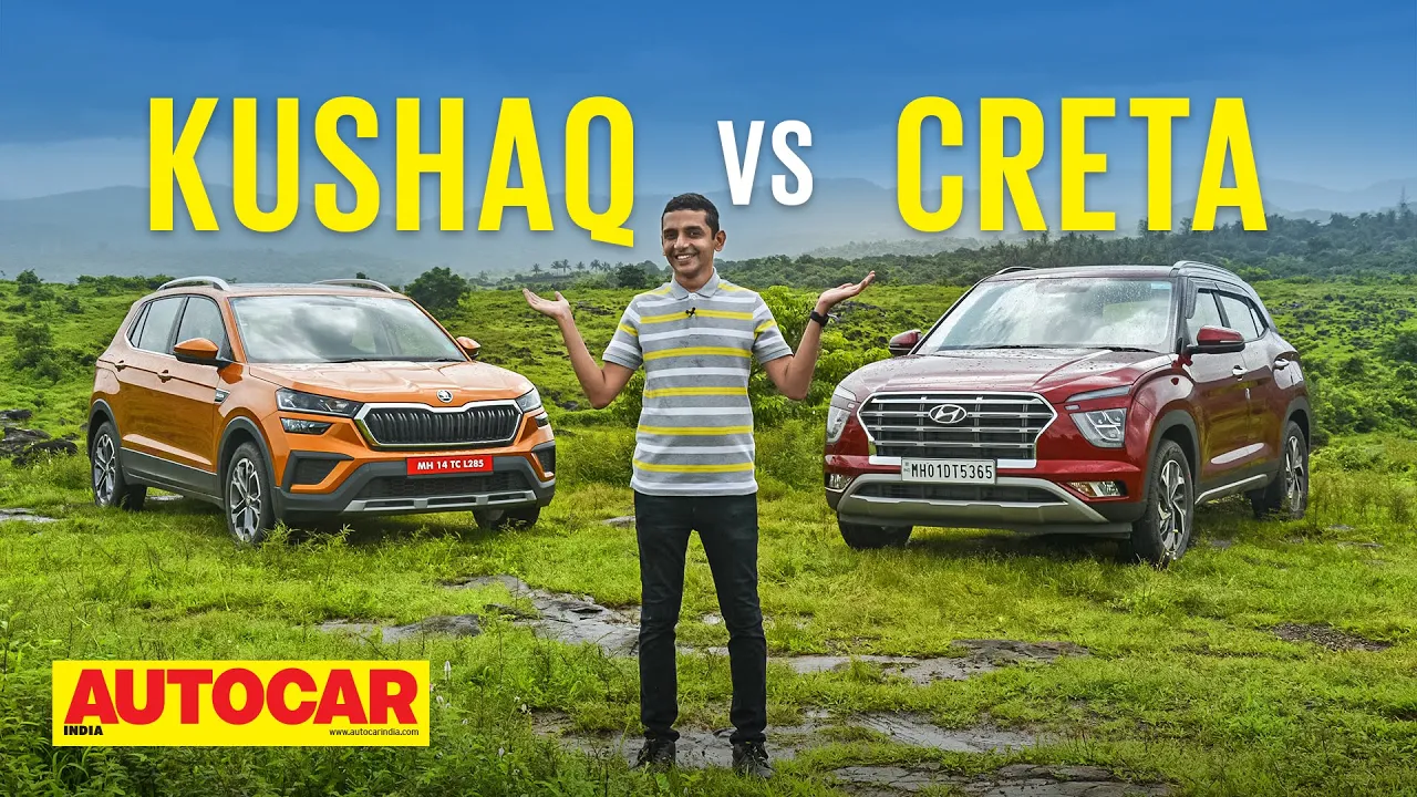 Skoda Kushaq vs Hyundai Creta - The automatic choice | Comparison | Autocar India