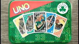 UNO Boston Celtics NBA Legends Card Game