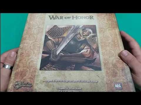 Legend Of The Five Rings - L5R - War Of Honor - Unboxing