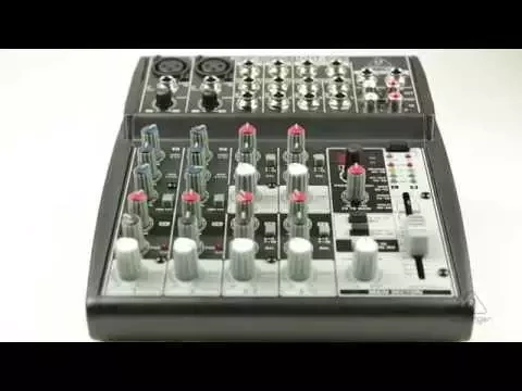 Product video thumbnail for Behringer Xenyx 1002FX 10-Channel Mixer with Gator Bag