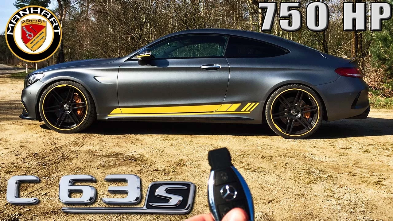 Mercedes C63 S AMG 750 HP REVIEW Manhart CR700 POV Test Drive by AutoTopNL