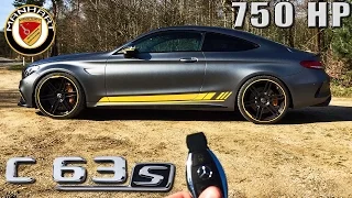 Mercedes C63 S AMG 750 HP REVIEW Manhart CR700 POV Test Drive by AutoTopNL