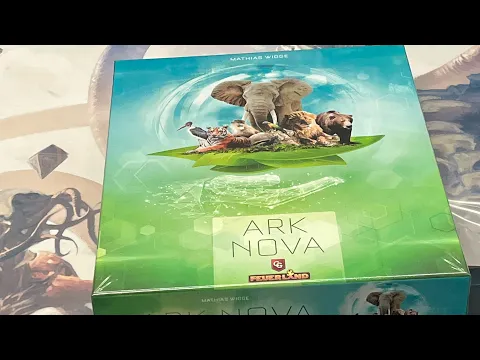 Ark Nova board game unboxing