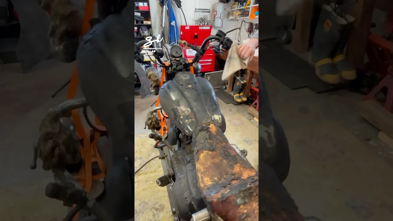 Recovering A Motorbike After A Fire! 😱 #motorbikes #bikes #fire