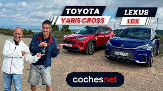 Lexus LBX vs Toyota Yaris Cross | Comparativa / Test / Review en español | coches.net