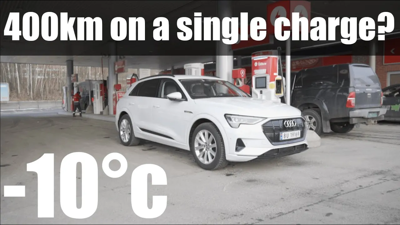 I Tried driving an Audi E-Tron 400km on a SINGLE charge in the freezing cold! This Is How Far I Got!