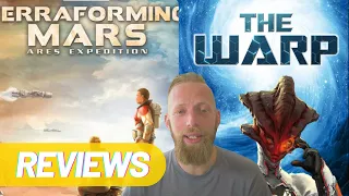 Terraforming Mars Ares avec extensions, The Warp, les analyses de ces jeux!