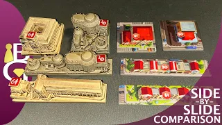 Foundations of Rome and of Metropolis — Side-by-Slide Board Game Comparison
