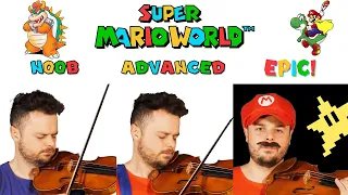 5 Levels of Super Mario World Theme: Noob to Epic