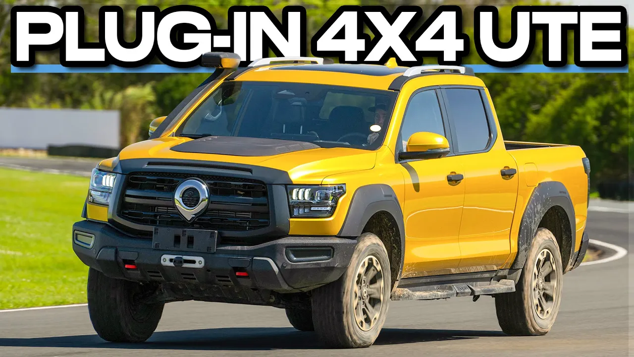 China’s plug-in Ford Ranger challenger (GWM Cannon Alpha XSR PHEV 2024 Review)