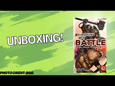 Neuroshima Hex Battle: Unboxing