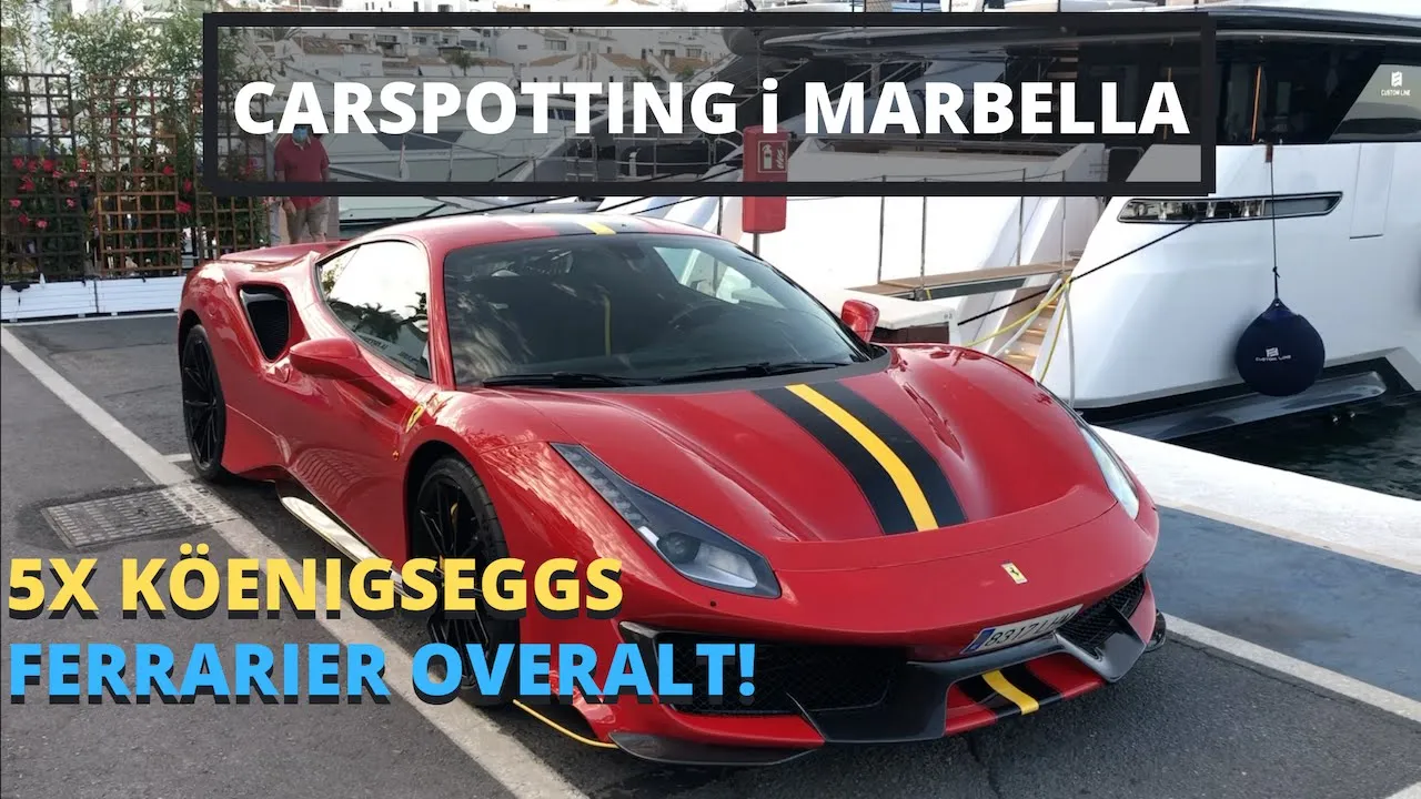 CARSPOTTING I MARBELLA - Oplagt feriested for bilentusiaster!!