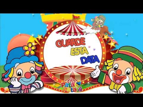 CONVITE ANIMADO CIRCO PATATI PATATÁ