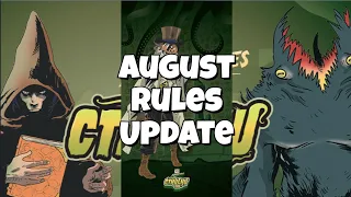 August Rules Update & Preview | 365 Adventures: Cthulhu 1926