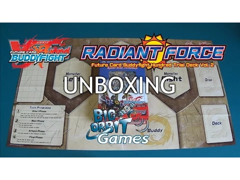 Future Card Buddyfight H-SD02 Radiant Force Unboxing