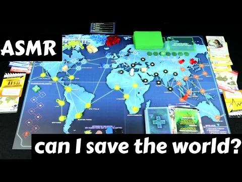ASMR Solo Board Game Playthrough - PANDEMIC