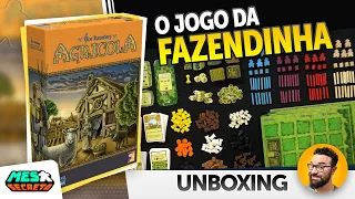 Agricola: Edição Revisada| Detalhes dos componentes | Unboxing