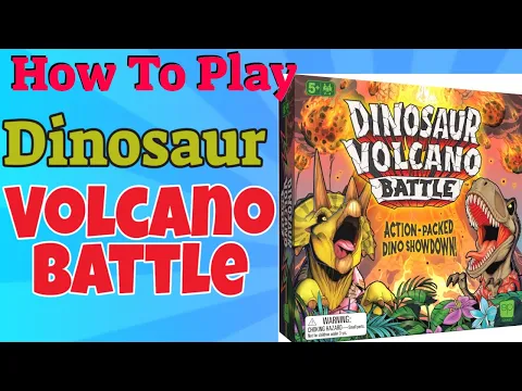How To Play Dinosaur Volcano Battle