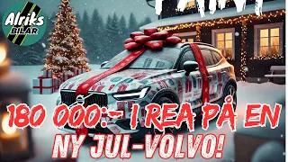 "180 000:– i rabatt på en ny Volvo!" – Slå till på en julbil!