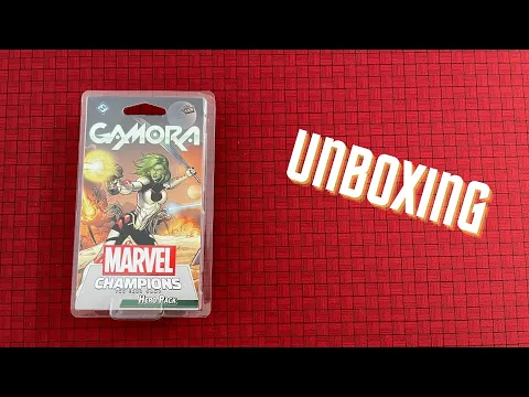 Marvel Champions Gamora Board Game Unboxing