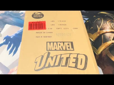 Marvel United Amazon Bundle unboxing