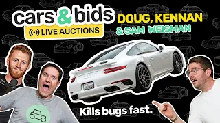 Cars & Bids Live Auctions! 911 Turbo is the BEST Daily, Manual Swapped Ferrari, Doug loves new WRX