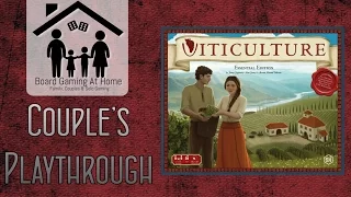 BoardGamingAtHome 2-Player Playthrough of Viticulture Essential Edition