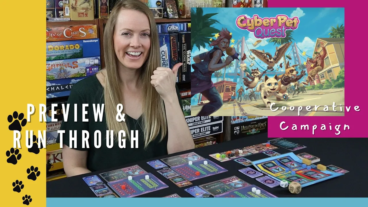 Run Through CYBER PET QUEST with Me! | 1-4 Player Cooperative Campaign Game (A Preview)