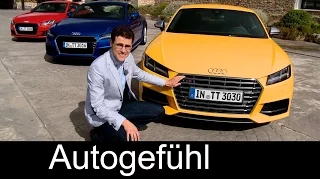 2015/2016 all-new Audi TT & Audi TTS Coupé review test drive with Ascari racetrack - Autogefühl