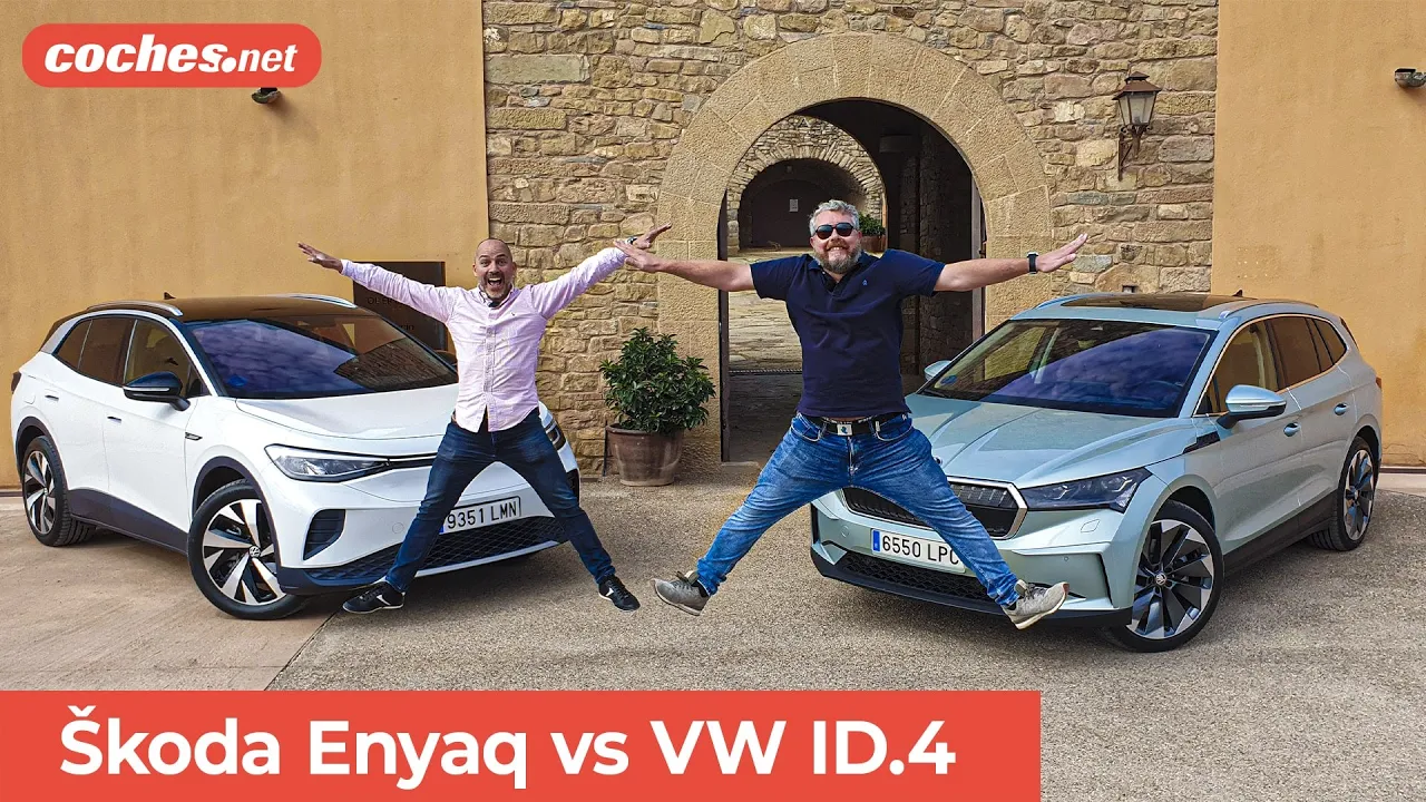 Volkswagen ID.4 vs. Skoda Enyaq iV | Comparativo / Test / Review en español | coches.net