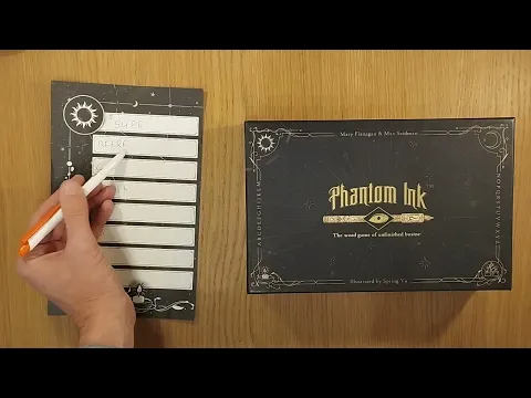 Phantom Ink #howtoplay #review #boardgame AmassGames #games #tabletop #mystery #party