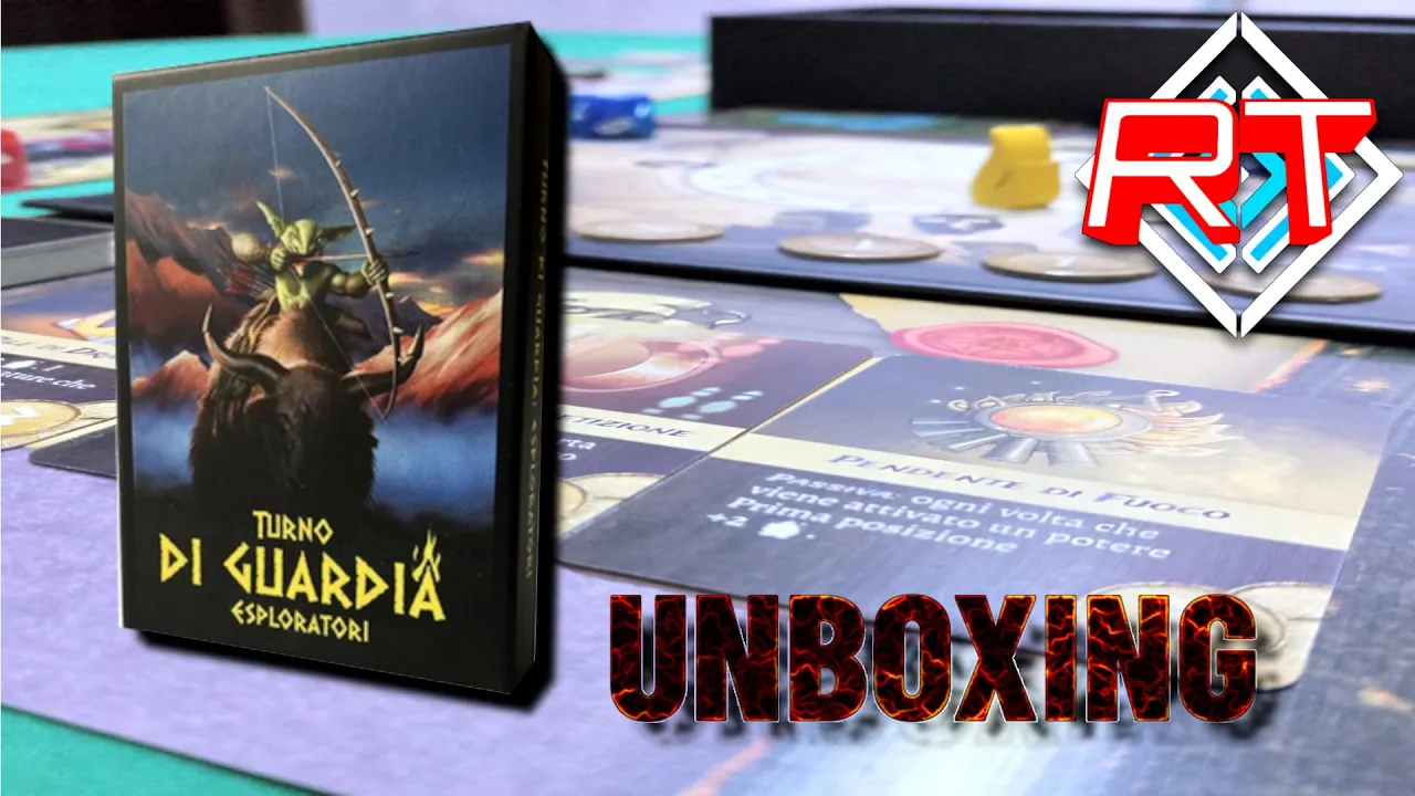 Turno di Guardia-Esploratori Unboxing #23 gioco da tavolo italiano