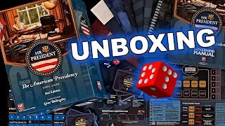 Mr. President: The American Presidency – 2nd Edition UNBOXING PREVIEW |Political Wargame Board Game