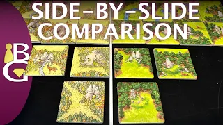 Carcassonne: Hunters & Gatherers — Side-by-Slide Comparison 👥